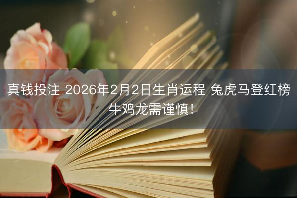 真钱投注 2026年2月2日生肖运程 兔虎马登红榜 牛鸡龙需谨慎！