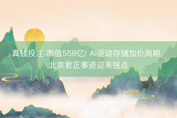 真钱投注 市值558亿! AI驱动存储加价周期， 北京君正事迹迎来拐点