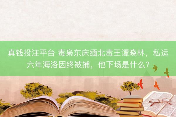 真钱投注平台 毒枭东床缅北毒王谭晓林，私运六年海洛因终被捕，他下场是什么？
